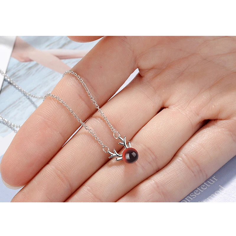 MEETSOFT посеребренное ожерелье с подвеской Минималистичная цепочка до ключиц