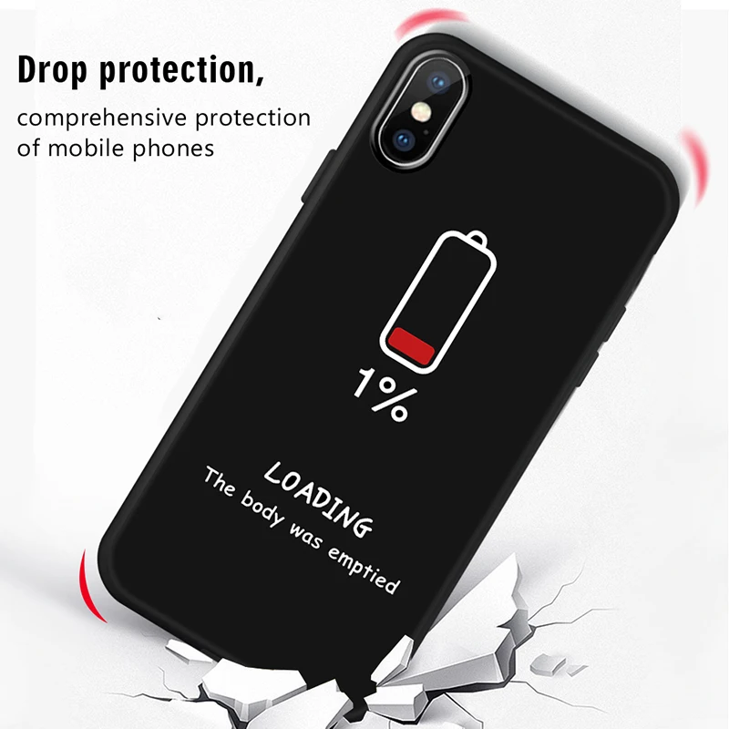 Модный силиконовый чехол с узором для iPhone 11 PRO 7 6 6S 8 Plus X 5 S 5S SE XS Max XR матовый