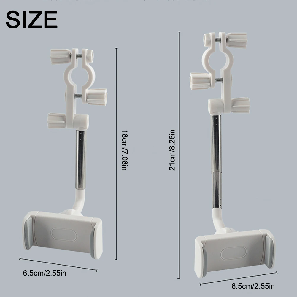 

2021 New Car Rearview Mirror Phone Holder 360 Degree Rotation Adjustable Phone Stand for 4.0-6.1" Smartphones