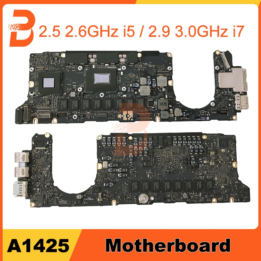 Оригинальная материнская плата для Macbook Pro Retina 13 дюймов A1425 процессор i5 i7 820-3462-A