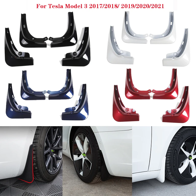 Брызговики из углеродного волокна для Tesla Model 3 2021 | Автомобили и мотоциклы