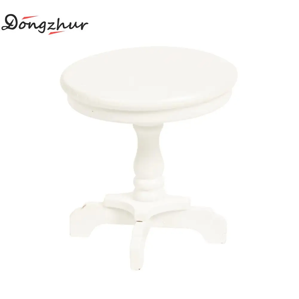 

Dongzhur New Retro Round Table 1:12 Dollhouse Miniature WJ1392 Model Miniature Accessorie Dollhouse DIY Dollhouse Furniture Y4W7
