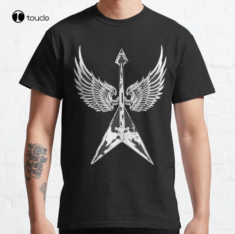 

V Guitar Classic T-Shirt Cotton Tee Shirt Unisex