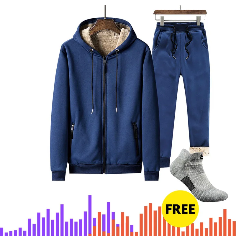 Дропшиппинг Мужская спортивная одежда комплект тепловой спортивный костюм