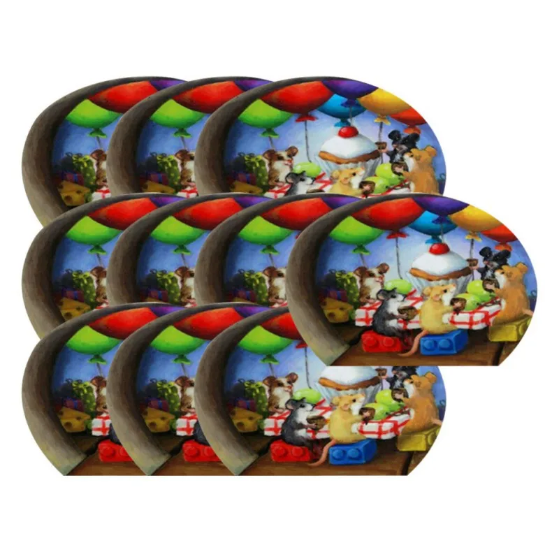 3d креативная миниатюрная мышь для внутреннего и наружного декора 2021 наклейка с