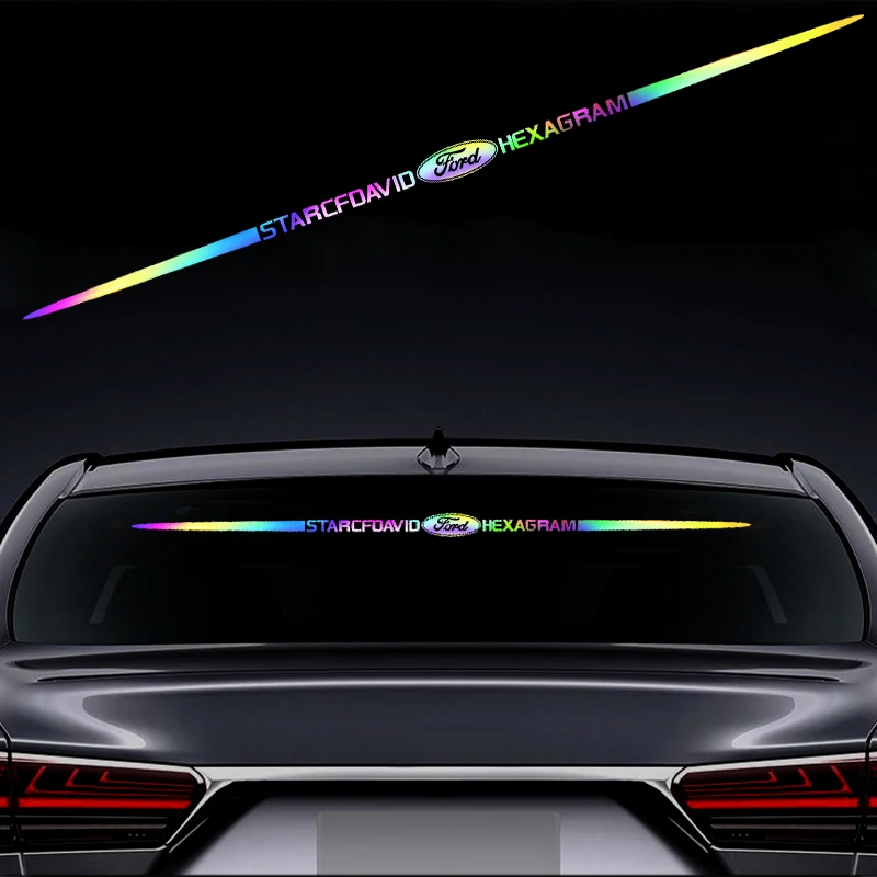 

Автомобильная Светоотражающая красочная Лазерная предупреждающая наклейка для Ford F150 Fiesta Mk7 Focus Mk3 Mk2 Fusion Ranger Mondeo Mk4 S MAX Kuga транзит