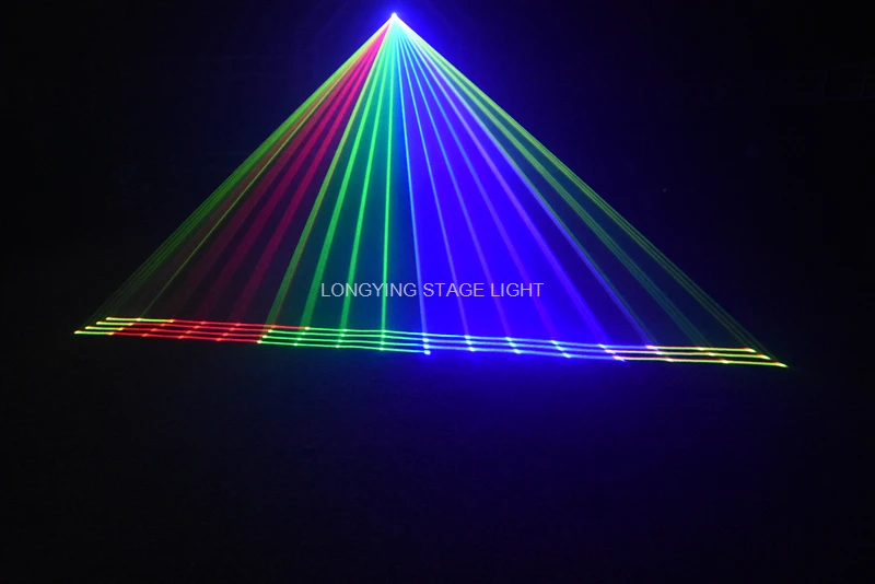 Бесплатная доставка лазерный линейный сканер RGB DMX512 430 МВт сценический прожектор