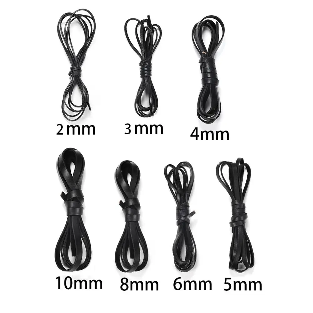 2 м/лот темно коричневый хаки черный широкий плоский ремешок из натуральной