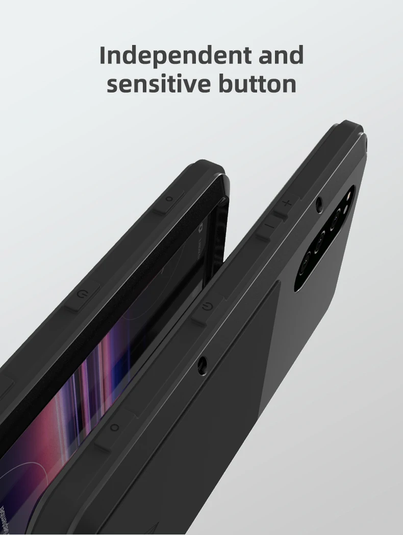 Мощный ударопрочный чехол LOVE MEI для телефона Sony Xperia 5 Xperia5 прочный силиконовый