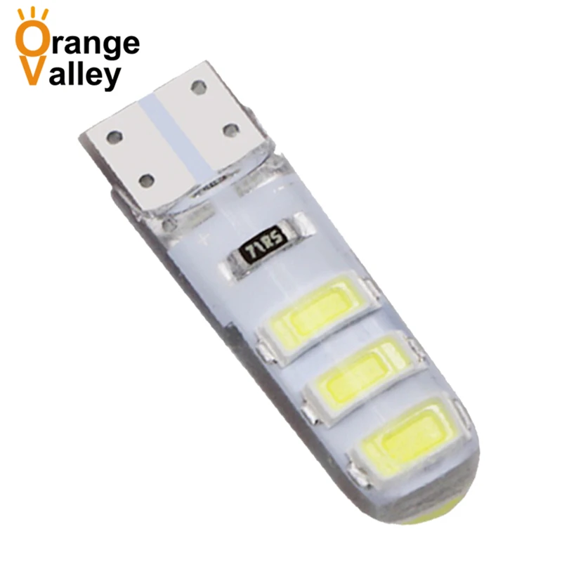 

100 шт. высокое качество T10 W5W 194 5630 Автомобильный светодиодный светильник 6 SMD СВЕТОДИОДНЫЙ 5730 автомобильные Габаритные фонари светильник s св...