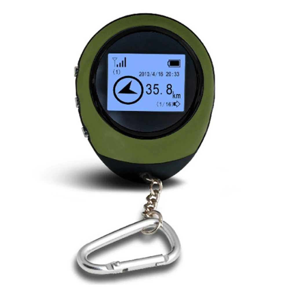 

Mini GPS Navigation Receiver with Buckle USB Rechargeable Portable Location Finder Tracker Tracking Recorder Handheld Positioner