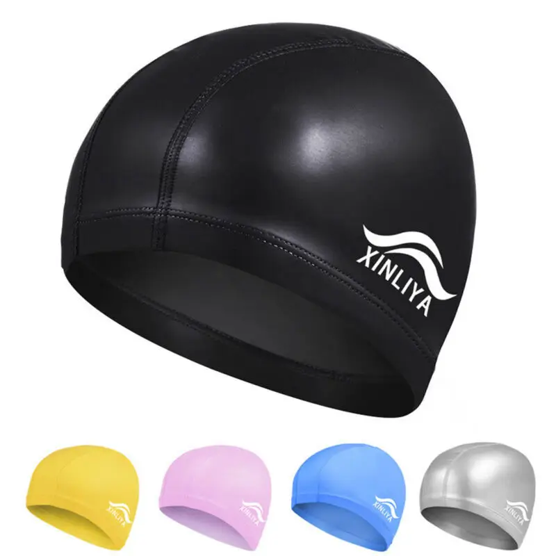 Новинка 2019 эластичная шапка для плавания с защитой ушей и длинными волосами
