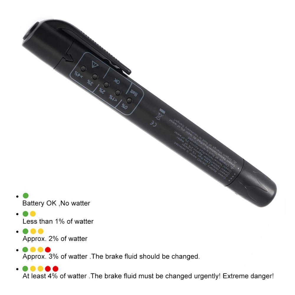 Ручка для проверки жидкости автомобиля тестер с 5 светодиодный инструмент