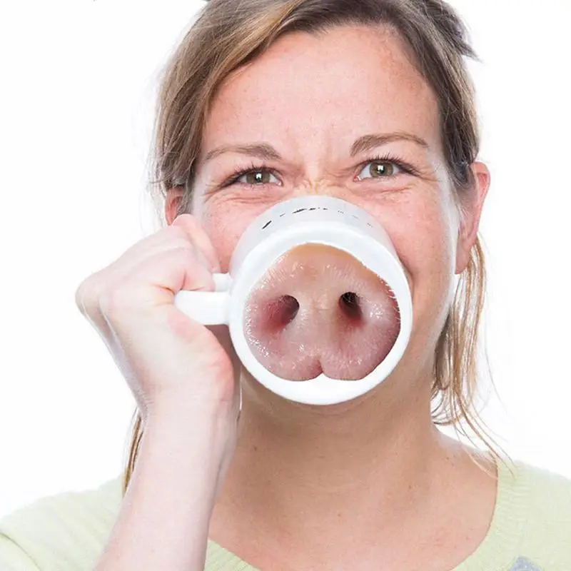 Забавная собака Свинья Нос кружка чашка креативная керамическая Марка напитков