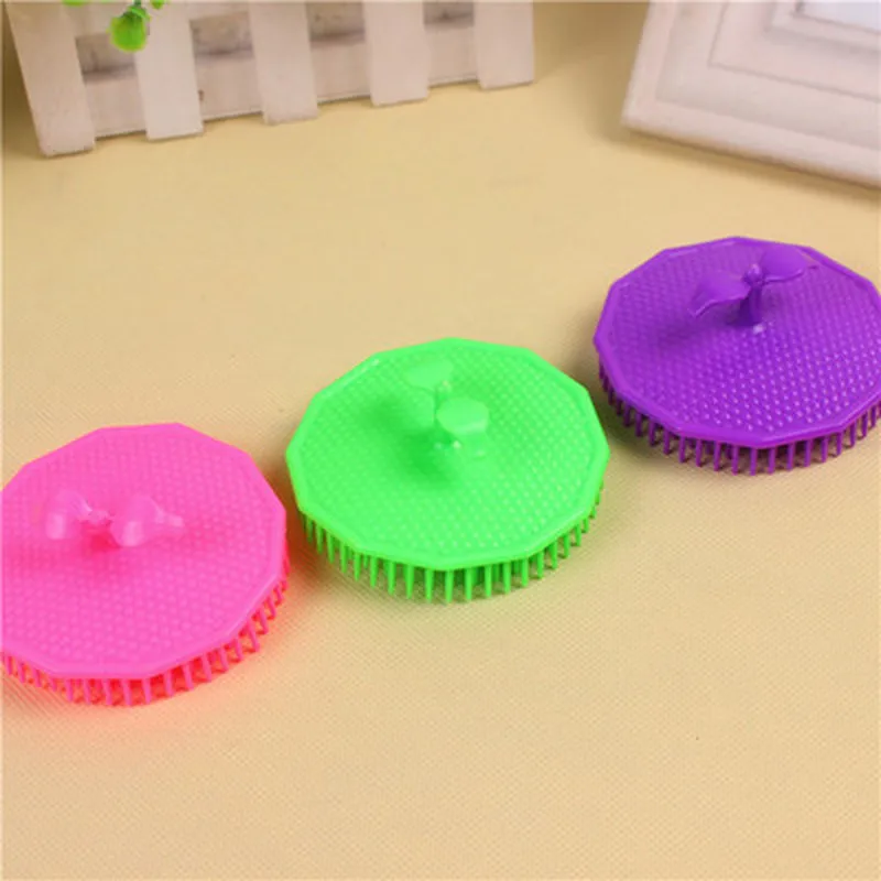 1 шт. ручной пластиковый гребень для мытья головы|Расчески| |