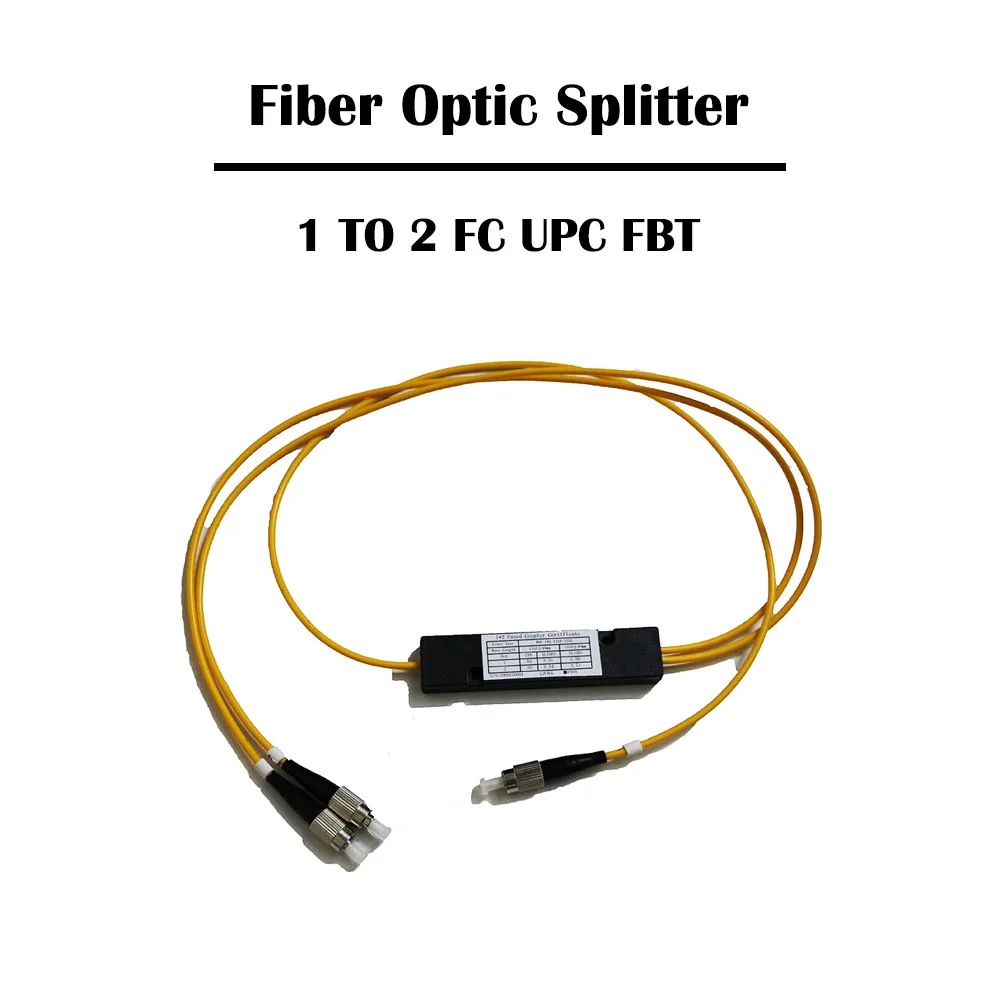 Волоконно-оптический сплиттер FBT SC/FC UPC/APC от 1 до 2 Сплавленный двухконусный конус
