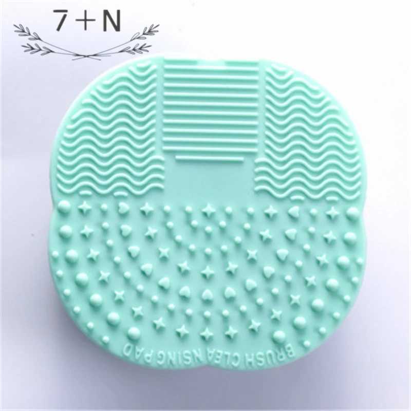 1 шт. силиконовая губка для удаления макияжа коврик мытья гель чистящий ручной