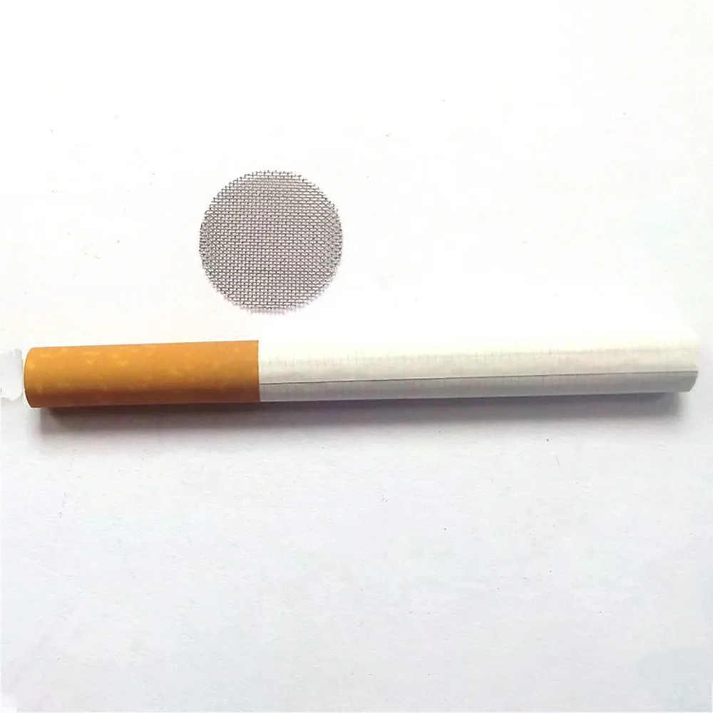 

25# 100pcs Multifunctional Hookah Water Pipe Stainless Steel Tobacco Smoking Accessorie Metal Filters Smoke Pipe Screen Gauze
