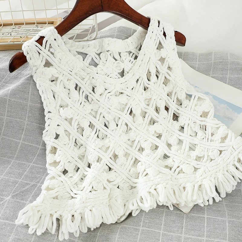 Летняя женская футболка с вырезами без рукавов 2020 | Женская одежда