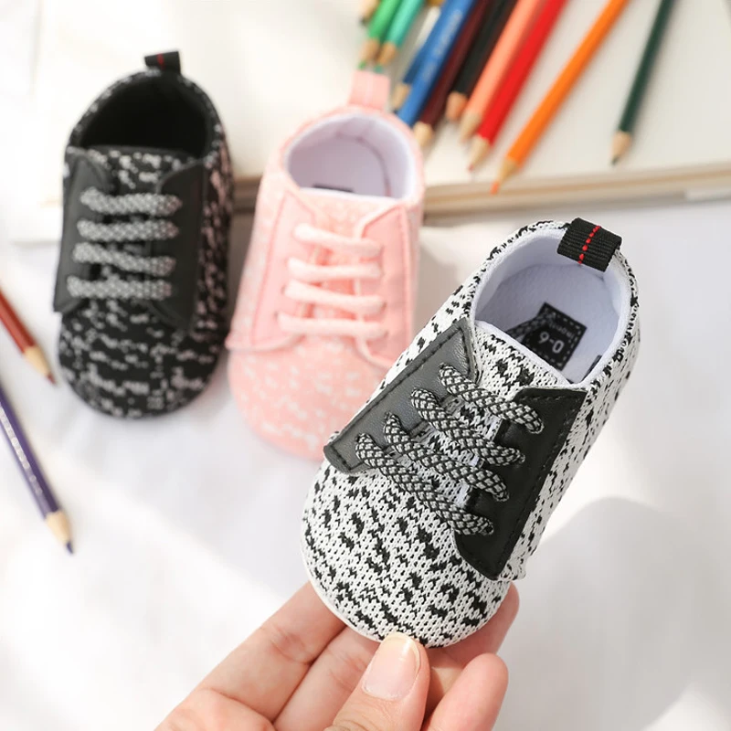 

Baby Toddler Shoes Boys 0-1 Years Rubber-soled Sneakers Prewalker Girls Casual Soft-soled First Walkers