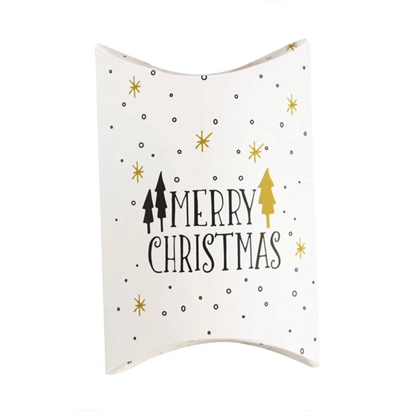 1 шт./лот рождественские подарочные коробки для конфет с оленем и рождественской