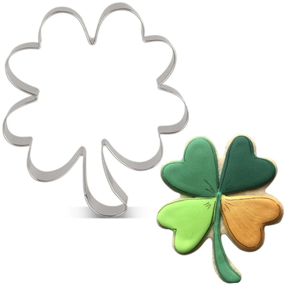 Полнолистная формочка LILIAO для печенья в виде клевера из - Цена: 196.63