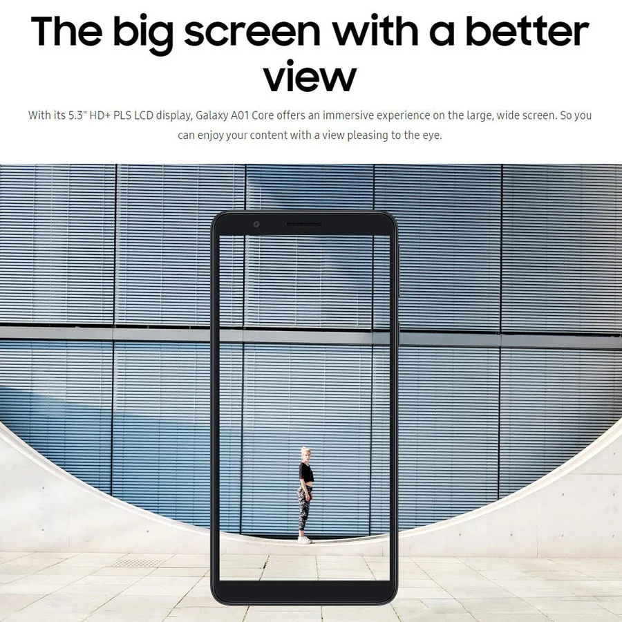 Original Global Version Samsung Galaxy A01 Core A013G/DS Mobile Phone 5.3&quot 1GB RAM 16GB 3000mAh Dual SIM Smartphone Android10.0 |