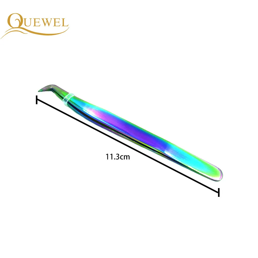 Наращивание ресниц Пинцет прямой изогнутый нержавеющей стали антистатические