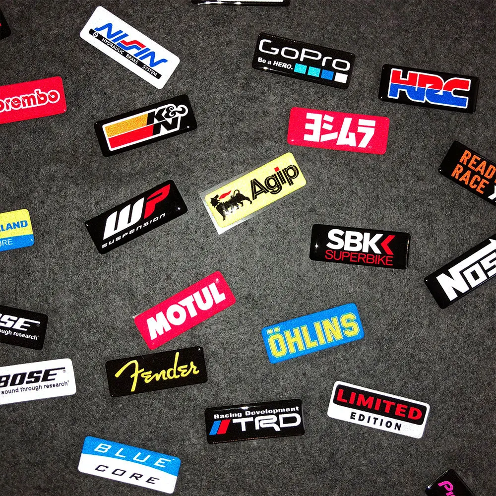 Светоотражающая 3D наклейка аксессуары для мотоциклов танк шлем спонсорская