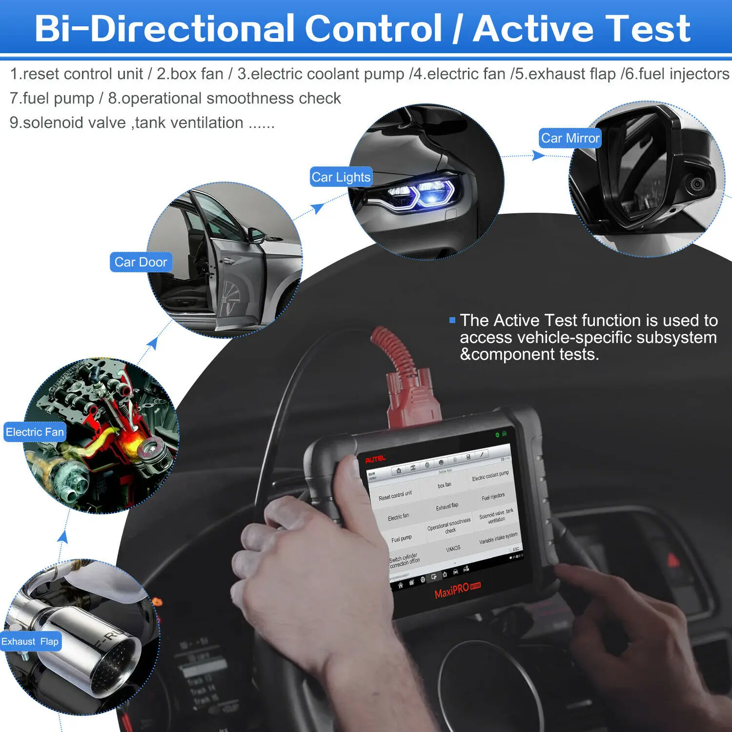 Диагностический инструмент Autel MP808K диагностика автомобиля Obd2 сканер