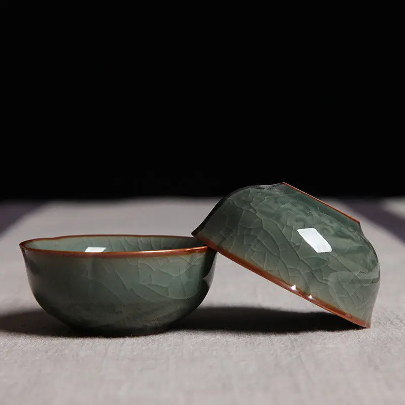 Китай Longquan Celadon портативный фотографический горшок и две чайные чашки чайная