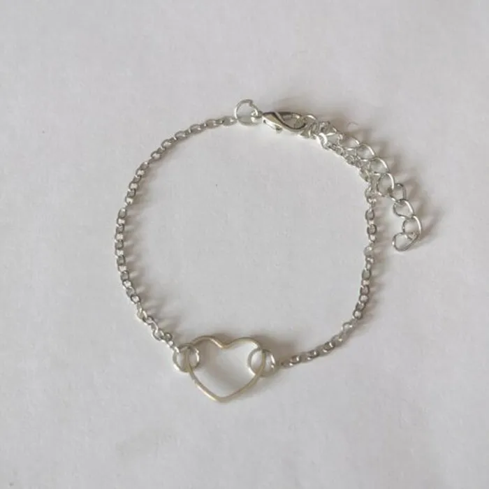 La005 2021 модный простой милый/Романтический Золотой и Серебряный браслет из сплава