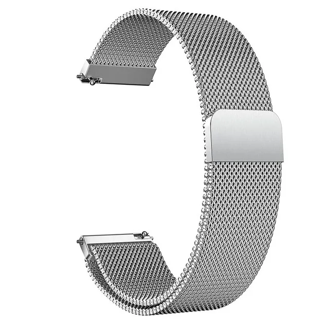 Серебристый Миланский ремешок для часов для Xiaomi Huami Amazfit GTS умный браслет из нержавеющей стали металлический Сменный ремень для Amazfit GTS Correa - Цвет: Серебристый