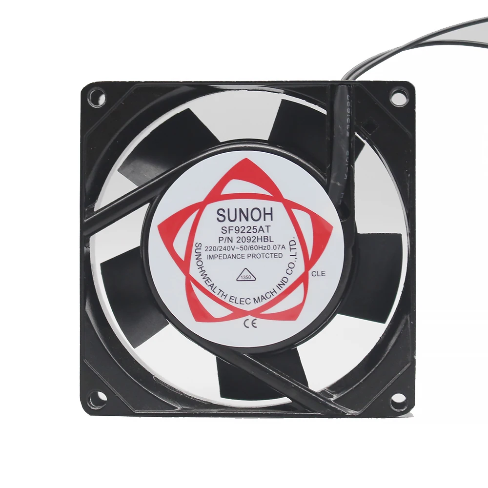 

Для Охлаждения Sunon SF9225AT 2092HSL 9025 9225 9 см 90 мм AC 220V 240V сервер чехол Вентилятор охлаждения