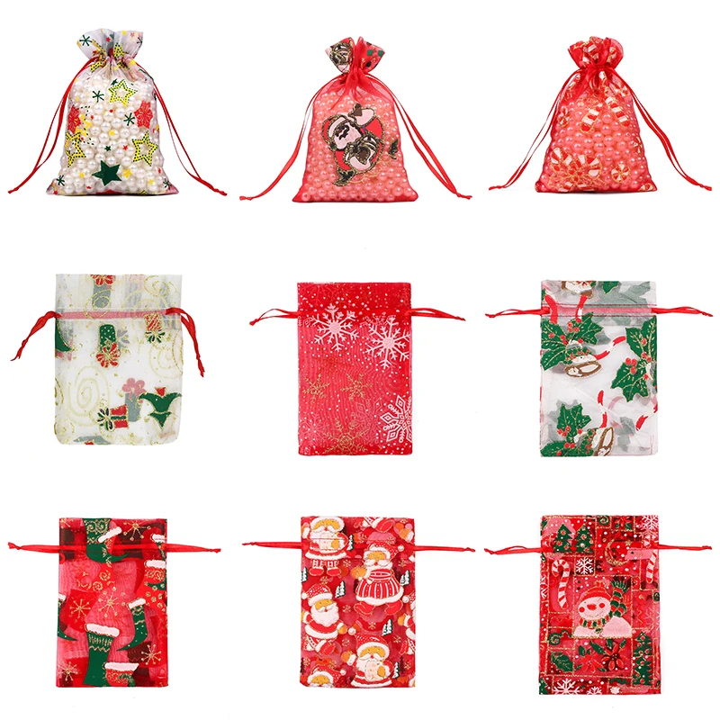 10 шт./Лот мешки из органзы 11 цветов | Дом и сад