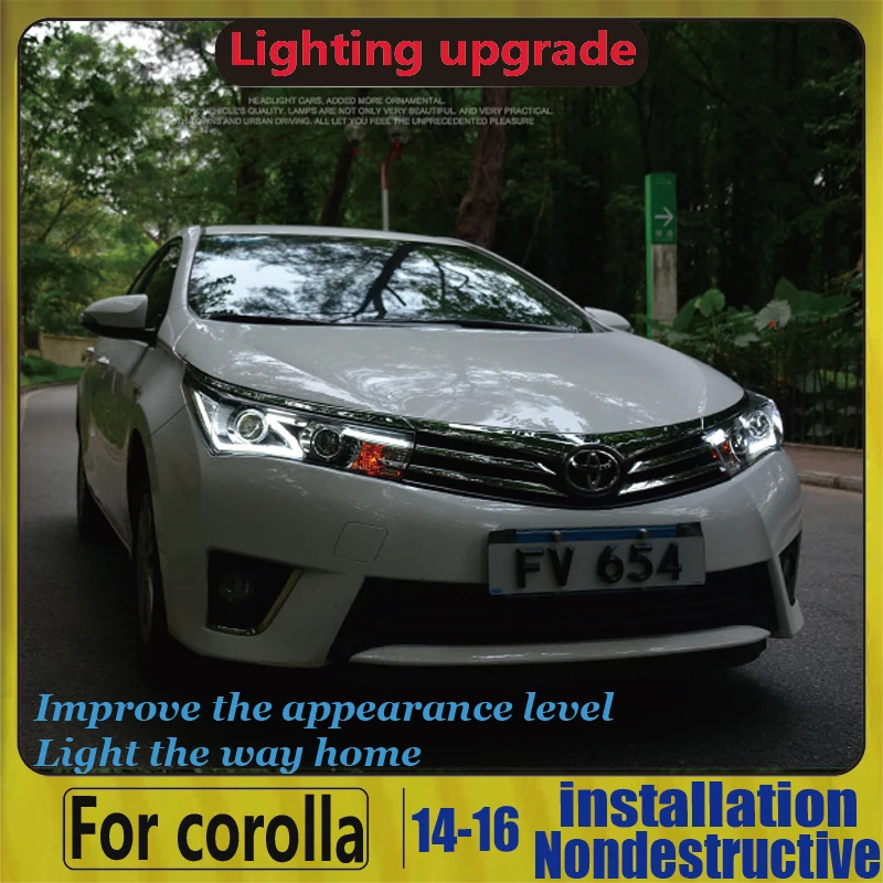 Для Защитные чехлы для сидений сшитые специально Toyota Corolla Altis фара 2014-2016