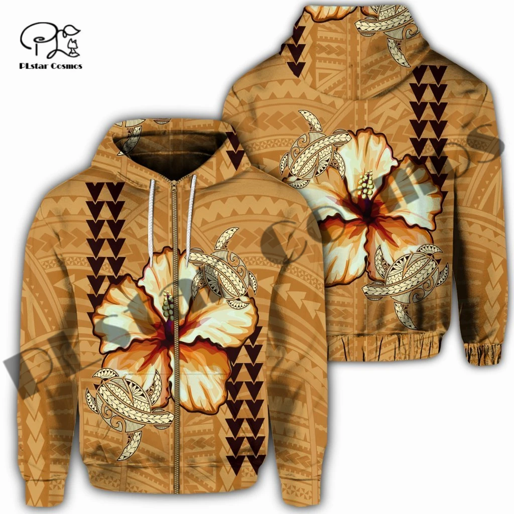 

PLstarCosmos 3DPrint Newest Tribe Vintage Hibiscus Funny Unique Harajuku Streetwear Unisex Hoodie/Sweatshirt/Zip Hawaii Style-2