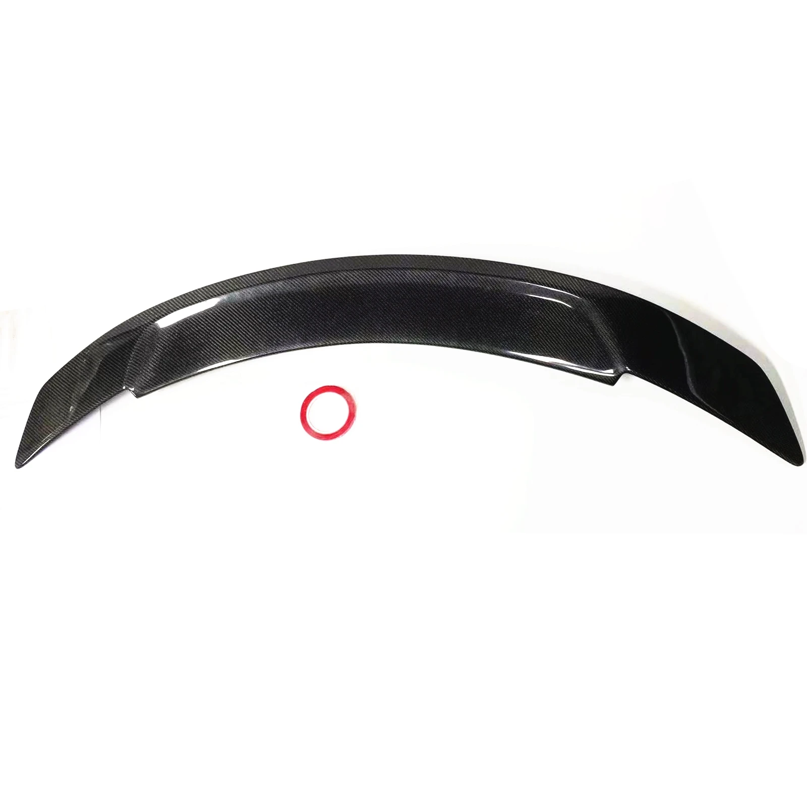 Для Jaguar XF 2016 2017 2018 2019 2020 Настоящий задний спойлер из карбонового волокна на верхней крышке автомобиля.