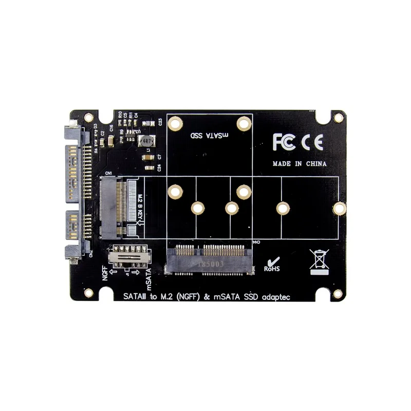 плата расширения sata iii на m 2 b key ssd ngff msata ssd а