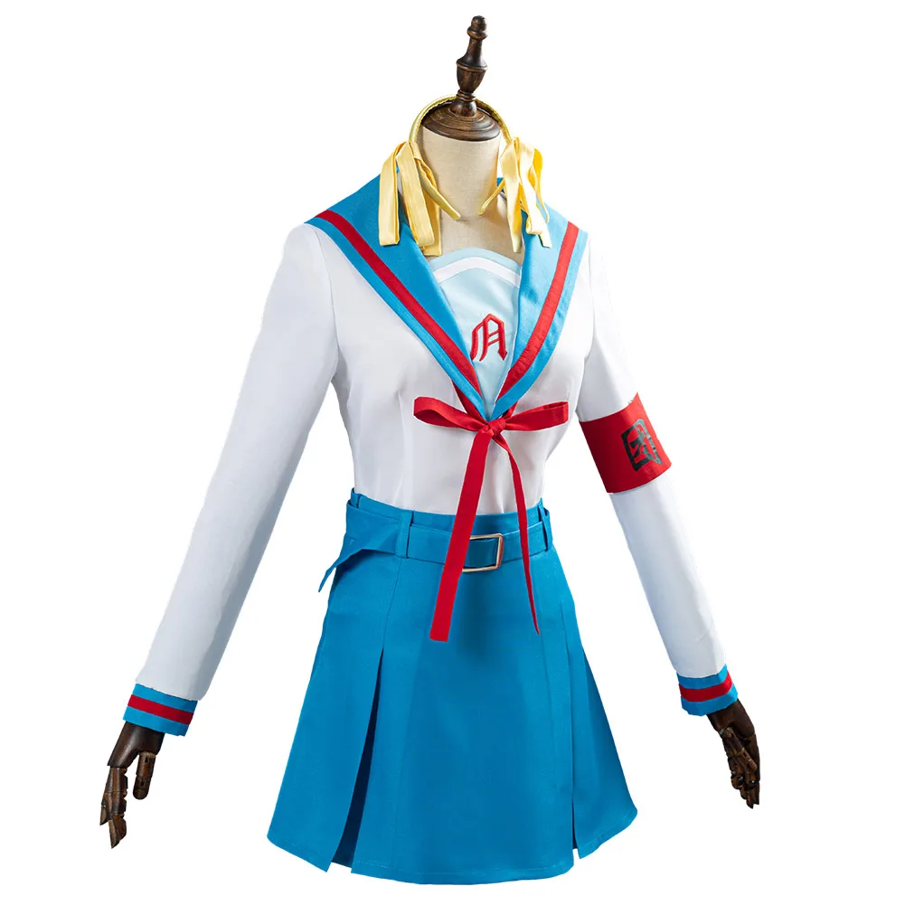 The melancholy of Haruhi Suzumiya Cosplay Costume Dress For Girls |