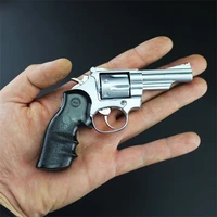 2021 new 12 05 smith wesson m29 pistol gun miniature model keychain full metal alloy boys favorite birthday gift