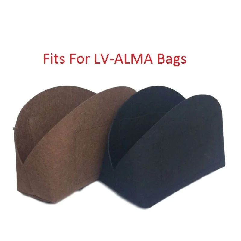 Bolsa de fieltro para maquillaje, bolso de viaje, organizador interior, para cosm&eacute;ticos, para ALMA BB-0