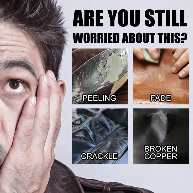 

50ml Leather Repair Cream Car Seat Leather Repair Kit Sofa Leather Shoe Repair Cream Household Leather Repair Renovation Cleaner