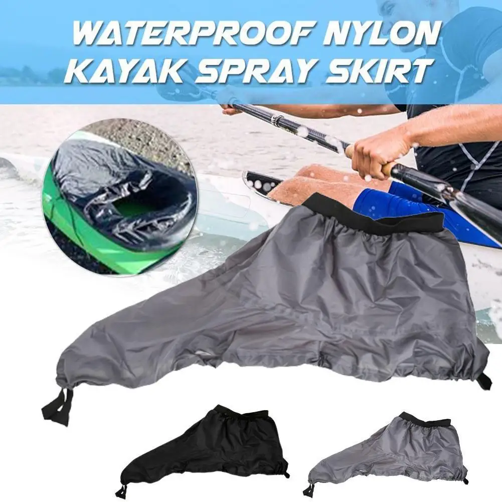 

Kayak Waterproof Skirt Durable Universal Adjustable Nylon Kayak Waterproof Skirt Water Sports Deck Spray Skirt Boat Accessories