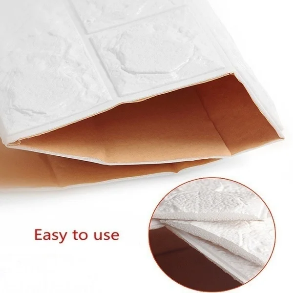 70*77 3D наклейки в виде кирпичной стены DIY самоклеящийся Декор Пена водонепроницаемые обои настенные для ТВ фон дети гостиная
