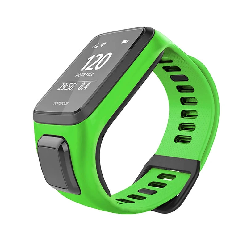 Ремешок на запястье для TomTom 2 3 Runner Spark музыка замена Браслет мягкий браслет для часов силиконовый ремень часы Браслет аксессуар