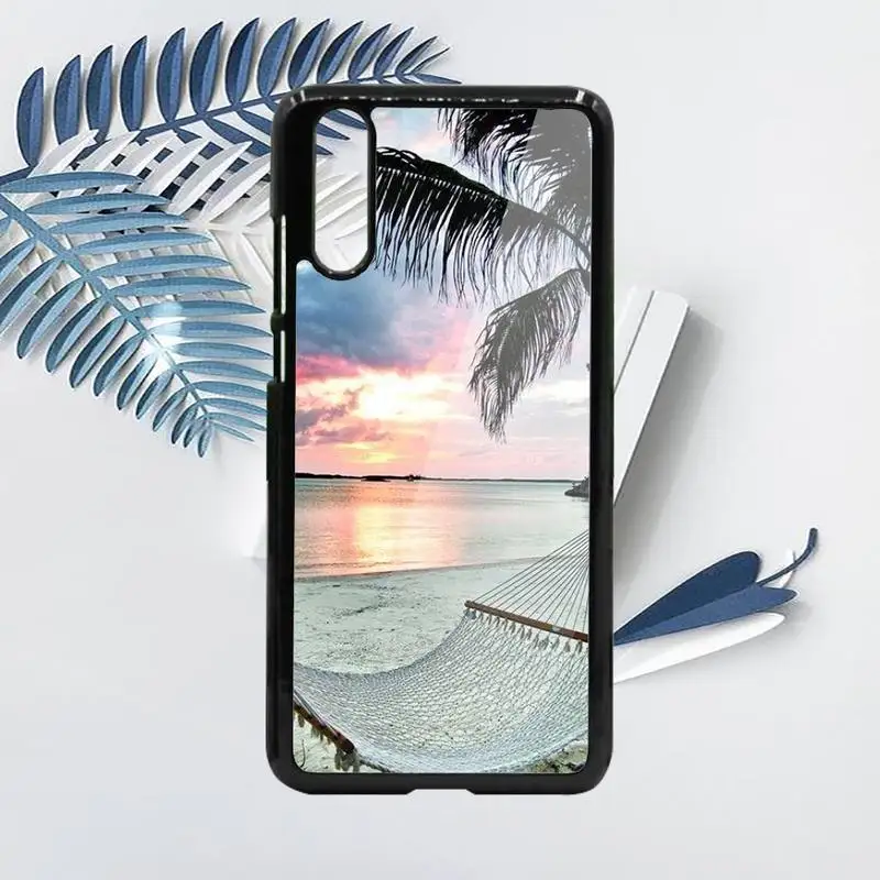 

Summer Beach Starfish Ocean Sky Sun Phone Cases PC For Samsung galaxy S note 8 9 20 10 e lite2019 plus pro ultra