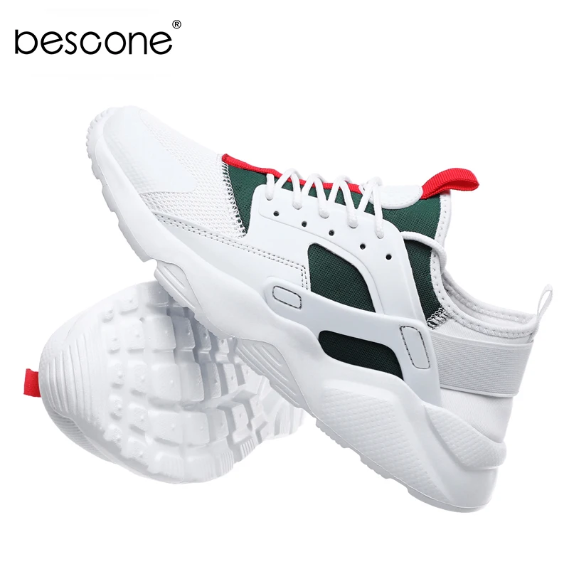 BESCONE Men Sneakers 2020 News Breathable Sports Non-slip Wear-resistant High Quality Male Shoes 39-47 G55 | Обувь