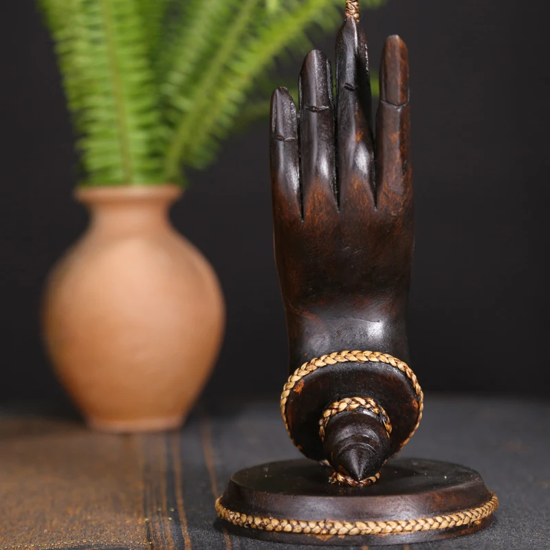 Новый год креативный Ретро тайский стиль DIY деревянная свеча HolderArticle домашний спа