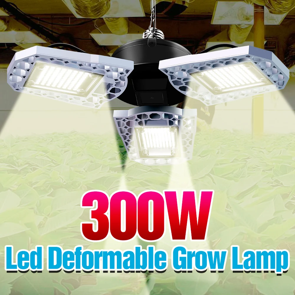 

100W 200W 300W Grow Lights LED E27 Seedling Plants Lamp Led Full Spectrum Sunlike Light Bulb Warm White Growing Grow Tent Box